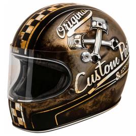 Premier Helmets Capacete Integral Trophy Op 9 Bm M Brown / White