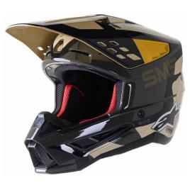 Alpinestars Capacete Motocross S-m5 Rover L Sand / Tangerine / Glossy Camo