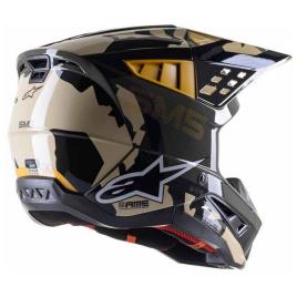 Alpinestars Capacete Motocross S-m5 Rover L Sand / Tangerine / Glossy Camo