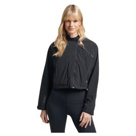 Superdry Jaqueta Run Cropped Weatherproof M Black