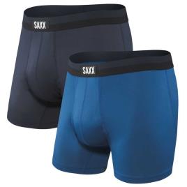 Saxx Underwear Sport Mesh Fly 2 Unidades XL Navy / City Blue