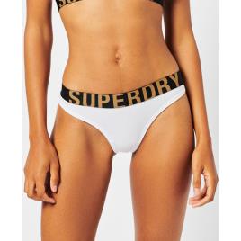 Superdry Large Logo Bikini Brief XL White / Gold