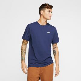 T-shirt Nike Club - Azul - T-shirt Homem