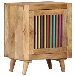 Mesa-de-cabeceira 40x30x50 cm madeira de mangueira maciça