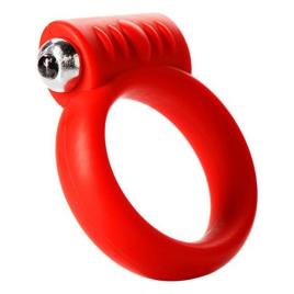 Anel Peniano Vibraring Tantus Vermelho (Ø 5 cm)