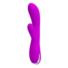 Vibrador Dupla Estimulação Pretty Love Wilbur Cor de Rosa (11 cm)