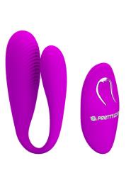 Vibrador Dupla Estimulação Pretty Love Aldrich Cor de Rosa