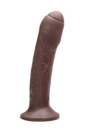 Dildo Realista Tantus Com relevo Silicone Catanho escuro