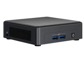 Intel Next Unit OF Computing KIT 11 PRO - NUC11TNKV7 - Mini PC - Core I7 1185G7 / 3 GHZ - RAM 0 GB - SEM HDD - Iris XE Graphics - Gige, 2.5 Gige - Wlan: 802.11A/B/G/N/AC/AX, Bluetooth 5.1 - Monitor: Nenhum