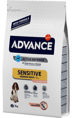 Advance Dog Medium & Maxi Adult Sensitive Salmon & Rice