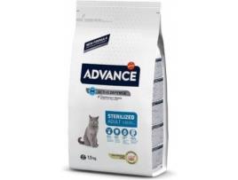 Ração para Gatos ADVANCE (1.5Kg - Seca - Adulto - Castrados - Sabor: Perú)