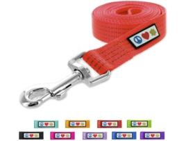 Trela para Cães  Refletora (Vermelho - XS - Porte Pequeno)