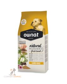 Ração Ownat Classic Cordeiro e Arroz para Cães 20 Kg
