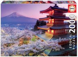 Educa - Puzzle 2000 Peças Monte Fuji, Japão