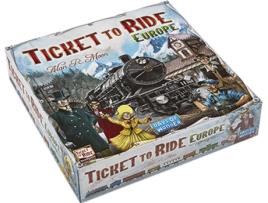 Jogo de Tabuleiro Ticket to Ride - Europa (8 anos - Cartas - Intermédio)