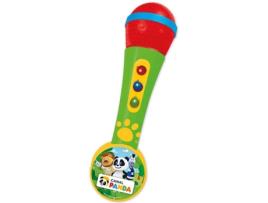 Microfone pequeno PANDA Verde e Vermelho