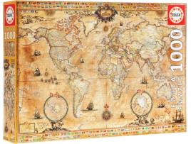 Puzzle EDUCA Mapa Mundo (1000 Peças)