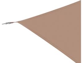 Outsunny Toldo Vela Retangular para Jardim e Exterior - Cor - de-Areia- Tecido de poliéster 160 g/m2 - 4 x 6 m