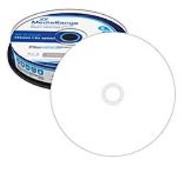 BD-R 25GB 6X  Printable Blu-Ray - Pack 10