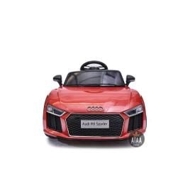 CARRO ELETRICO AUDI R8 SPYDER LICENSED 12V VERMELHO