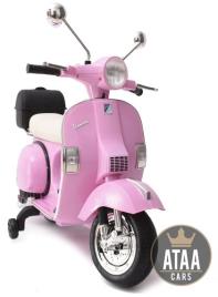 Scooter Vespa Elétrica 60W p/ Criança (Rosa) - PIAGGIO