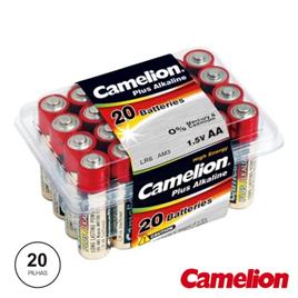 PILHA ALCALINA LR6/AA 1.5V 20X BLISTER CAMELION