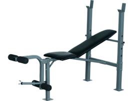 Banco de Musculação OUTSUNNY A91-032 (Preto - 165x68x114cm - Aço)