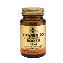 Vitamina D3 de Solgar (colecalciferol) 60 ° C 600 UI