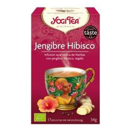 Infusão Yogi Tea Gengibre Hibisco (17 x 2 g)