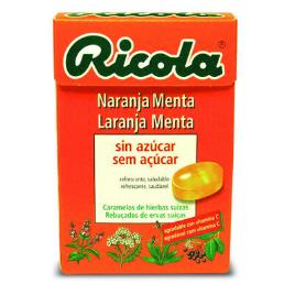 Rebuçados Ervas Suiças Laranja Menta Sem Açúcar