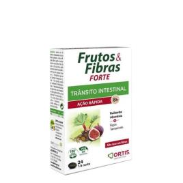 FRUTOS E FIBRAS FORTE 24 COMPRIMIDOS 