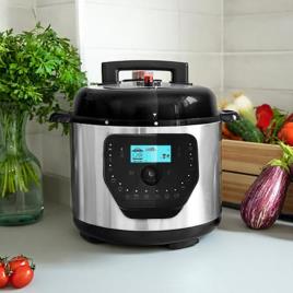 Robot de Cozinha Cecotec H Deluxe 6 L LCD Aço inoxidável