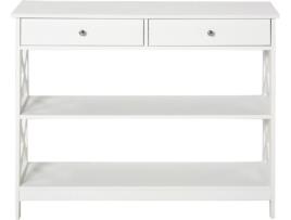 Mesa HOMCOM Branco (Madeira - 100x30,5x80 cm)