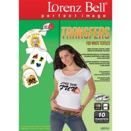 Transfers para T-Shirts A4, 210 x 297 mm, 10 Folhas