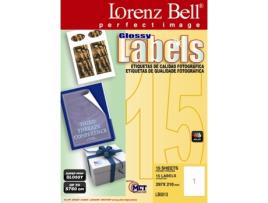 Etiquetas LORENZ BELL Glossy LB5013 (210 x 297mm - 15 folhas)