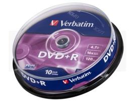 DVD+R VERBATIM 10 16x