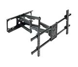 Suporte de Parede Tooq Tilt e Giratório 2 Pivots 37" a 90" Max. 75kg Preto