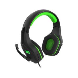 BG - VICKER BINAURALE HEADSET PRETO, VERDE AURICULAR COM Microfone