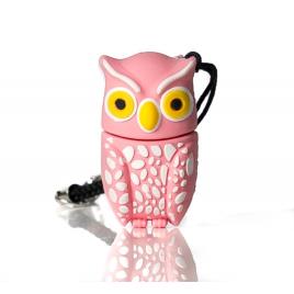TECH ONE TECH - PENDRIVE 16GB BUHO PLUMI PINK
