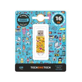 Pen Drive 16GB Tech One Tech Emojis