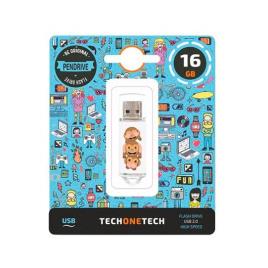 Pen Drive 16GB Tech One Tech No Evil Monkey