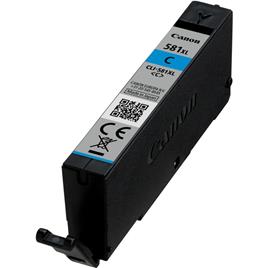 Tinteiro Canon CLI581C XL Cian