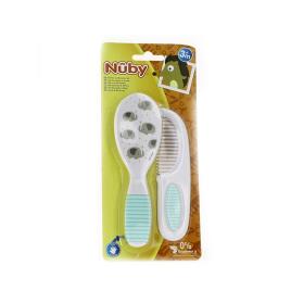 Brush e Pente Deluxe Green Nûby