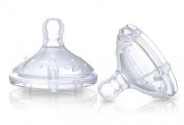 Nuby PACK 2 de 6m + silicone de fluxo rápido