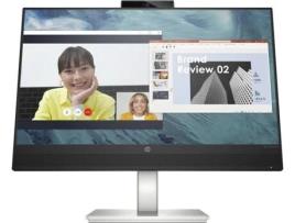 HP - MONITOR 23.8P COM CAMARA WEB - IPS 16:9 FHD (1920 X 1080), COMTRASTE: 1000:1, TEMPO DE RESPOSTA: 5 MS (COM OVERDRIVE) M24
