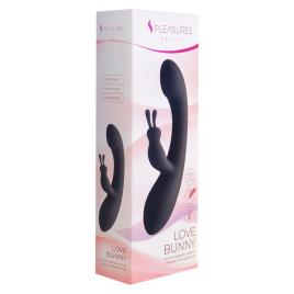 Vibrador Coelho S Pleasures Preto (18,7 x 3,5 cm)