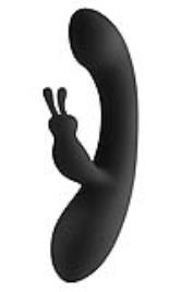 Vibrador Coelho S Pleasures Preto (18,7 x 3,5 cm)