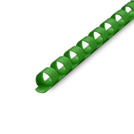 Argolas Pvc Encadernar 06mm p/ 20 Folhas Cx 100un Verde
