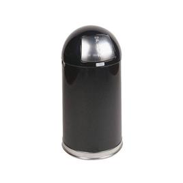 Papeleira Metal EasyPush Aco Revestido 45 Litros Preto
