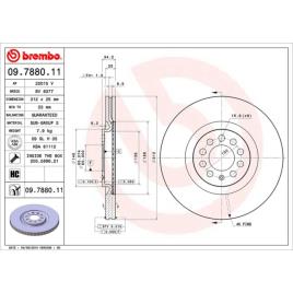 Discos Travão (2) Brembo 09.7880.11